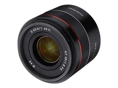 Samyang AF 45mm F1.8 FE MILC/SLR vakio-objektiivi Musta