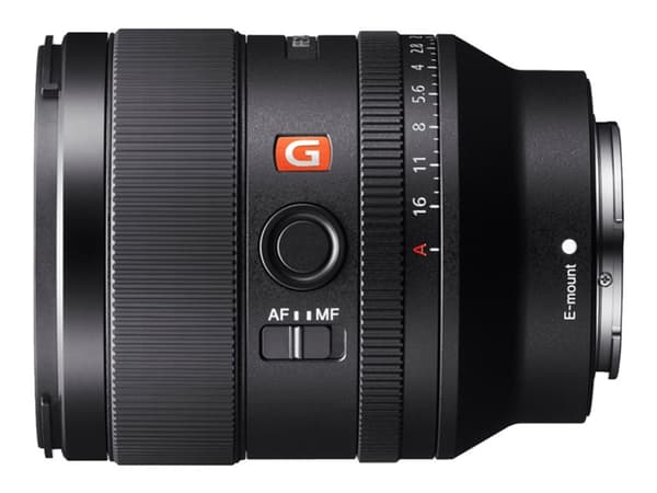 Sony G Master SEL35F14GM - Vidvinkelobjektiv - 35 mm - f/1.4 GM - Sony E-mount - för Cinema Line; a VLOGCAM; a1; a1 II; a6700; a7 IV; a7C; a7C II; a7