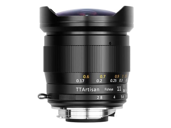 TTArtisan 11mm F2.8 Fisheye Lens, Vidvinkelobjektiv med fisheye, 11/7, Nikon Z