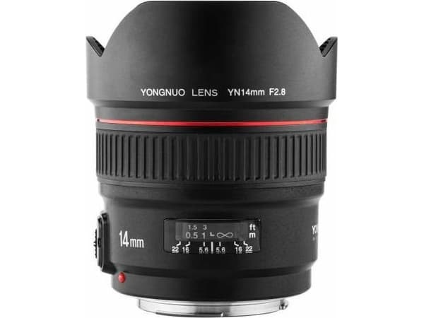 Yongnuo YN Canon EF 14 mm F/2.8 objektiv