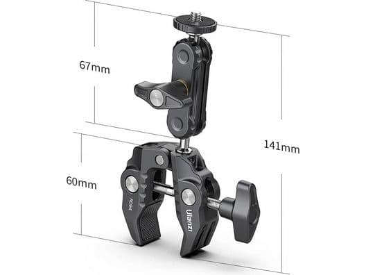 Ulanzi Uchwyt Klips Magic Arm Gwint 1/4"" 3/8 / Ulanzi R094