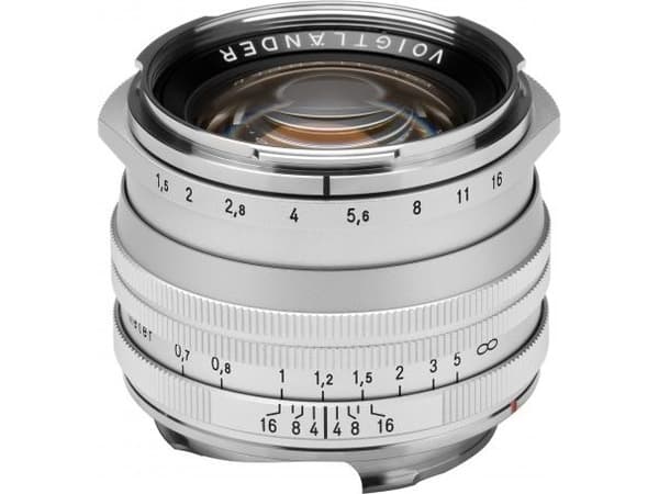 Voigtlander lens Voigtlander Nokton II 50mm f/1.5 lens for Leica M - MC, silver