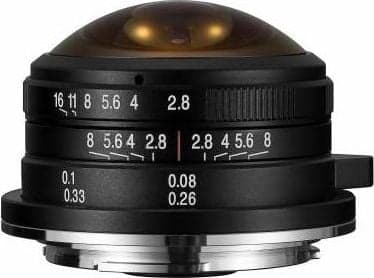 Venus Optics Laowa 4/3 4,5 mm F/2,8 objektiv Sort