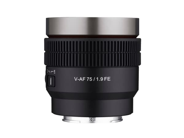 Samyang V-AF 75 mm T1.9 FE for Sony E (23329) Sort