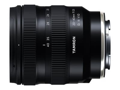 Tamron A062 - Vidvinkelzoomobjektiv - 20 mm - 40 mm - f/2.8 Di III VXD - Sony E-mount - för Sony Cinema Line; a VLOGCAM; a1; a1 II; a6700; a7 IV; a7C Svart