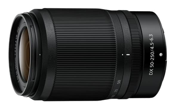 Nikon NIKKOR Z DX 50-250 mm f/4.5-6.3 VR, 16/12, 50-250 mm, Nikon Z, autofokus Sort