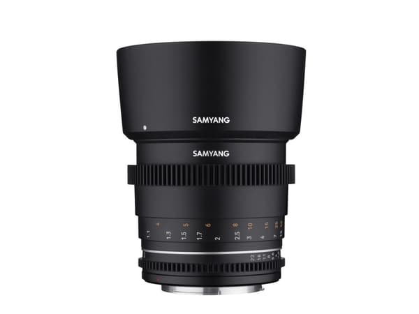 Samyang Canon RF 85 mm F/1.5 MK2 VDSLR-objektiivi musta