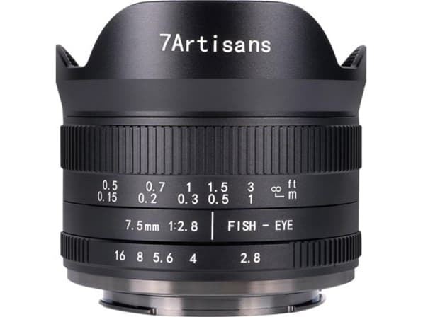 7Artisans 7.5mm F2.8 Mark II, Laajakalansilmäobjektiivi, 11/9, Nikon Z