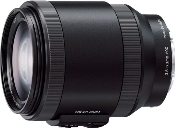 Sony SELP18200, Teleobjektiv, 17/12, 18 - 200 mm, Billedstabilisator, Sony E Sort
