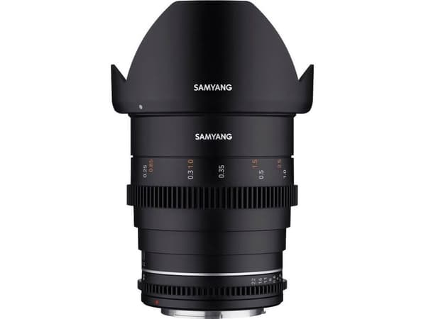 Samyang Canon EF 24 mm F/1.5 VDSLR MK2 -objektiivi musta