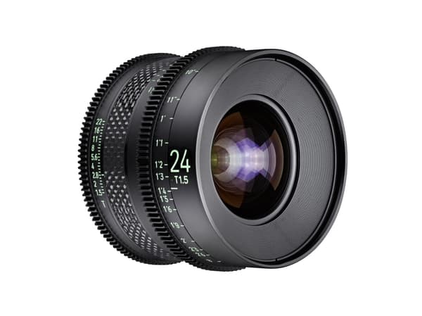 Samyang CFX24-C, elokuvaobjektiivit, Canon EF musta