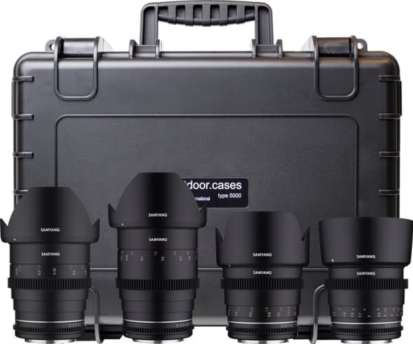 Samyang Samyang 4 KIT VDSLR MK2 Sony FE-objektiv + Hardcase