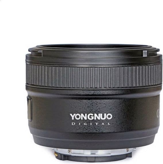 Yongnuo YN-50mm F1.8, Objektiv med fast fokus, 5/6, Nikon F, Auto-fokus