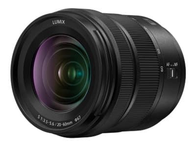 Panasonic Lumix S S-R2060 - Zoom-linse - 20 mm - 60 mm - f/3.5-5.6 - L-Mount - for Leica SL2, SL2-S; Leica CL; Panasonic Lumix DC-BS1H, S1, S1R, S1H, Sort