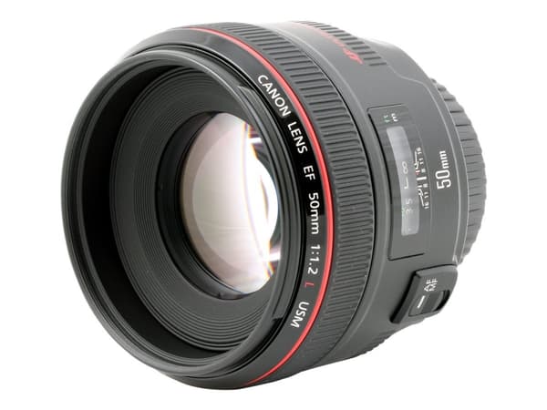 Canon EF - Objektiv - 50 mm - f/1.2 L USM - Canon EF - for EOS 1000, 1D, 50, 500, 5D, 7D, Kiss F, Kiss X2, Kiss X3, Rebel T1i, Rebel XS, Rebel XSi