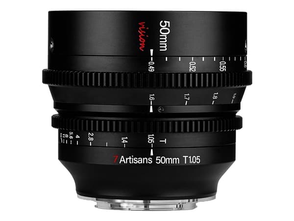 7Artisans 50mm T1.05, Cinema-objektiv, 7/5, Canon RF