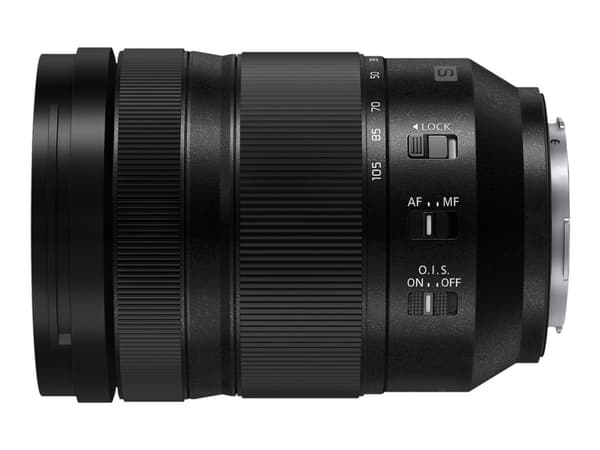 Panasonic Lumix S S-R24105 - Zoom-linse - 24 mm - 105 mm - f/4.0 Macro O.I.S. - L-Mount - for Leica SL2, SL2-S; Leica CL; Panasonic Lumix DC-BS1H, S1