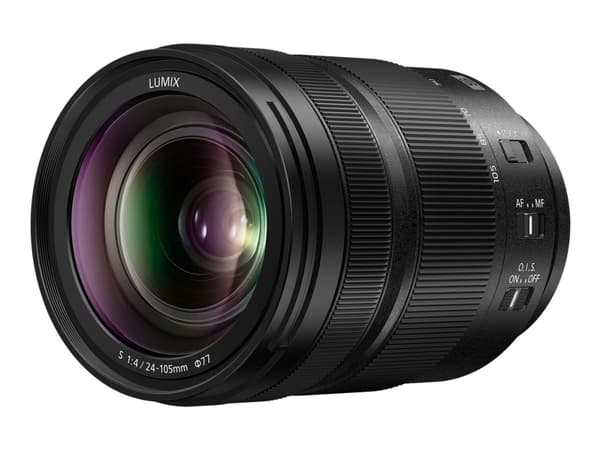 Panasonic Lumix S S-R24105 - Zoom-linse - 24 mm - 105 mm - f/4.0 Macro O.I.S. - L-Mount - for Leica SL2, SL2-S; Leica CL; Panasonic Lumix DC-BS1H, S1 Sort