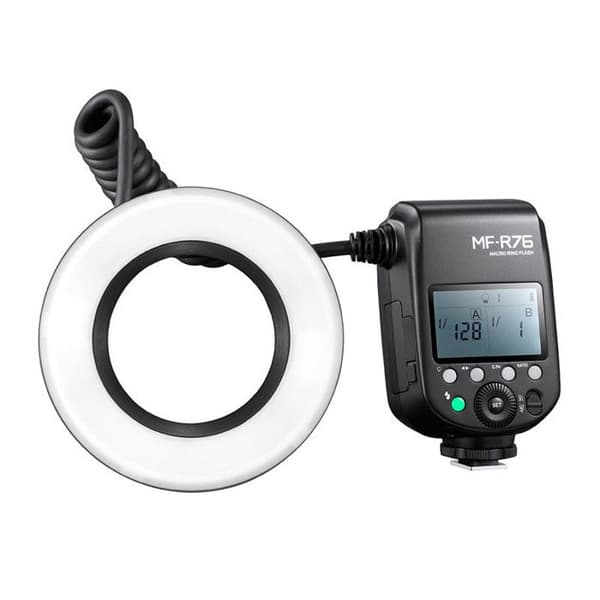 Godox ringblixt makro mf-r76