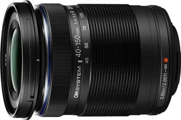 Aparat OM System OM System .Zuiko D 4-5,6/40-150 ED R svart Sort