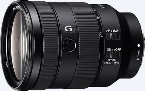 Sony SEL24105G, Standard zoomobjektiv, 14/17, 24 - 105 mm, Sony E Svart