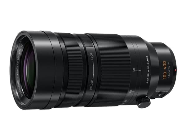 Leica DG Vario-Elmar H-RS100400 - Telefotozoomobjektiv - 100 mm - 400 mm - f/4.0-6.3 ASPH. - Micro Four Thirds - for Lumix DC-BGH1; Lumix G DC-G100,