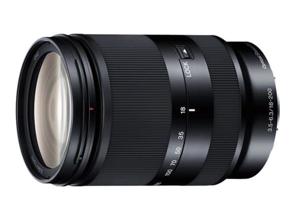 Sony Sony E 18-200 mm F/22-objektiv Sort