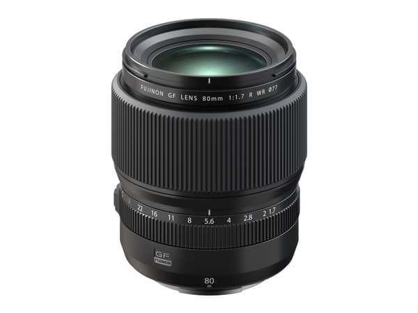 Fujifilm FUJINON GF80mmF1.7 R WR, Vakio-objektiivi, 12/9 musta