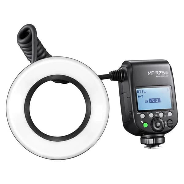 Godox mf-r76c ttl-ringblixt för Canon