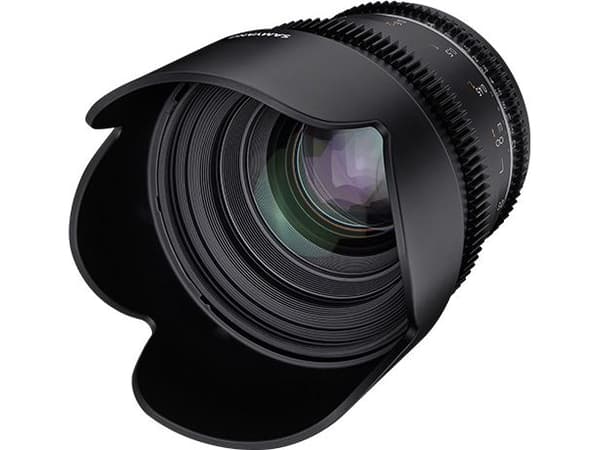 Samyang VDSLR 50 mm T1.5 MK2, kinoobjektiver, 9/6, Sony E Sort