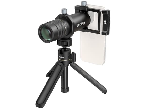 SmallRig Telephoto Lens for Mobile Phone (T-mount), Anamorfisk linse, 13/12, T-mount Svart