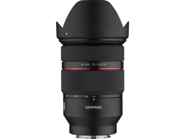 Samyang AF 24-70mm F2.8 FE, Vakiozoom-objektiivi, 17/14, 24 - 70 mm, Sony FE, Automaattinen tarkennus musta