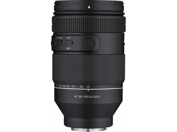 Samyang allround zoomobjektiv AF 35-150 mm F2.0-2.8 FE for L-feste - med Par Focal, Cinematic Video AF, Dolly Shot Zoom, Custom Switch - værbeskyttel