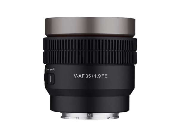Samyang SYCAF35-NEX, Kino, Sony E, Auto-fokus Sort, Grå