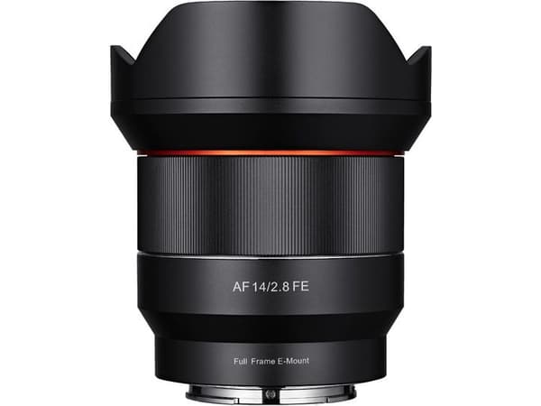 Samyang AF - Vidvinkelobjektiv - 14 mm - f/2.8 FE - Sony E-mount - för Sony Cinema Line; a VLOGCAM; a1; a1 II; a6700; a7 IV; a7C; a7C II; a7CR; a7R V