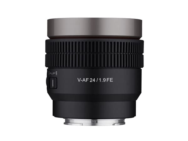 Samyang SYCAF24-NEX, Kino, Sony E, Auto-fokus Sort, Grå