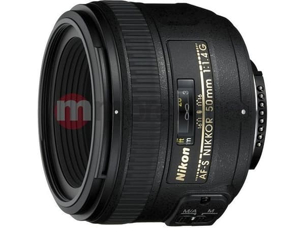 Nikon AF-S NIKKOR 50mm f/1.4G, Standardlinse, 8/7, Nikon F