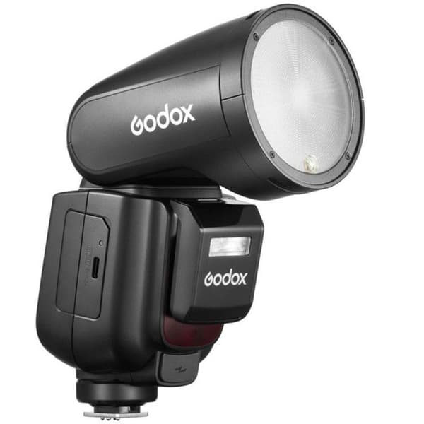 Godox blixt speedlite v1pro kompatibel med fuji