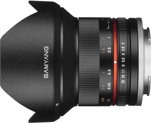 Samyang 12mm F2.0 NCS CS, Ultrabredt, 12/10, Fujifilm X