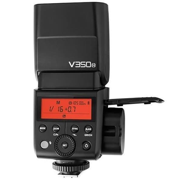 Kompaktblixt - Godox - V350N - Svart - 1,7 s - Nikon-kompatibel