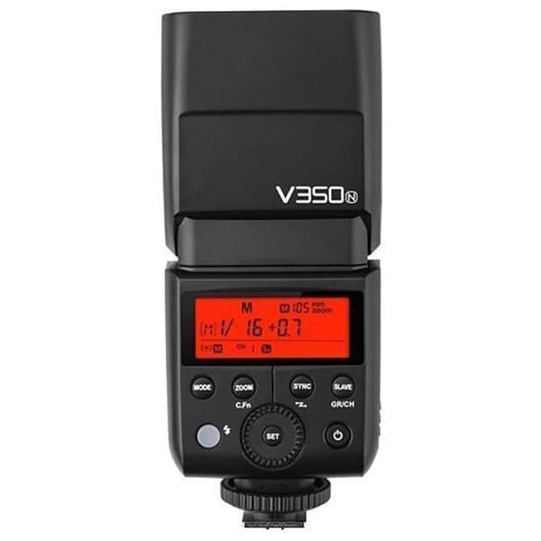 Kompaktblixt - Godox - V350N - Svart - 1,7 s - Nikon-kompatibel