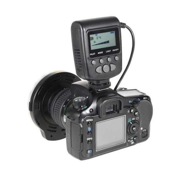 Makro ringblixt ringljus för Canon EOS DSLR från Meike