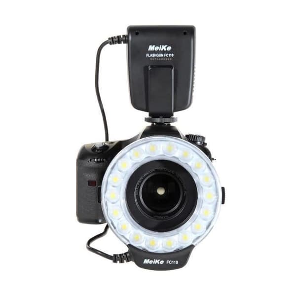 Makro ringblixt ringljus för Canon EOS DSLR från Meike