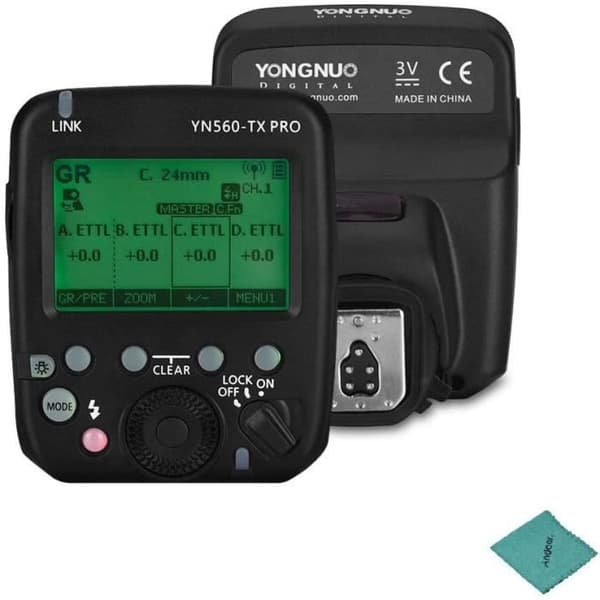 Flashtransmitter - YONGNUO - YN560-TX PRO - 2.4G - Kompatibel med Canon - 100 meters räckvidd
