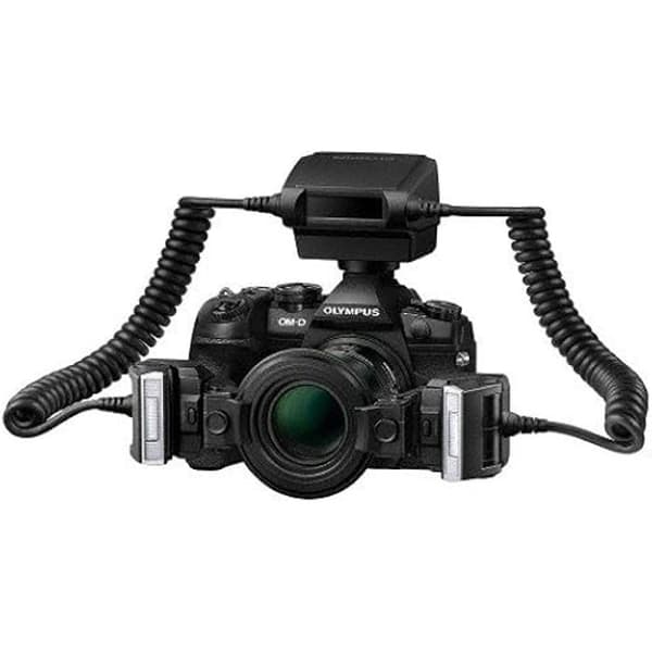 Flashmakro - OLYMPUS - STF-8 - Svart - Trådlös kontroll - Kompatibel med andra kameror