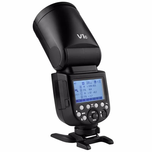 Speedlite kameran salama Godox V1S TTL 2.4G 1.5s 1/8000s för Sony