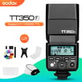 Miniatyrbillede 2 af 2: Godox Mini Speedlite Blitz, TTL-funktionalitet, højhastighedssynkroniseringsevne,TT350-F til Fuji
