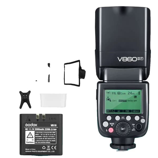 Godox V860II Salama, TTL-tuki, korkean nopeuden synkronointi,V860-F Fujifilmille