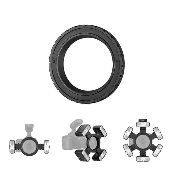 Godox MF12 Makroblixtkit, Trådlös Kontroll, TTL M Läge,svart