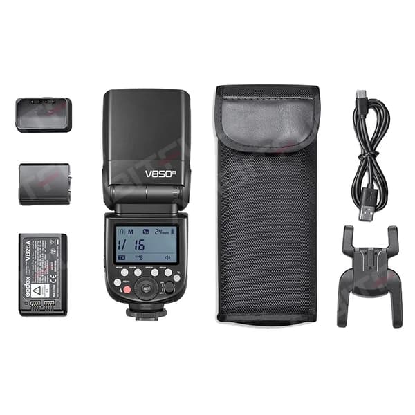 Speedlite-salama, yhteensopiva Canonin, Nikonin ja Sonyn kanssa, kompakti muotoilu,V850III